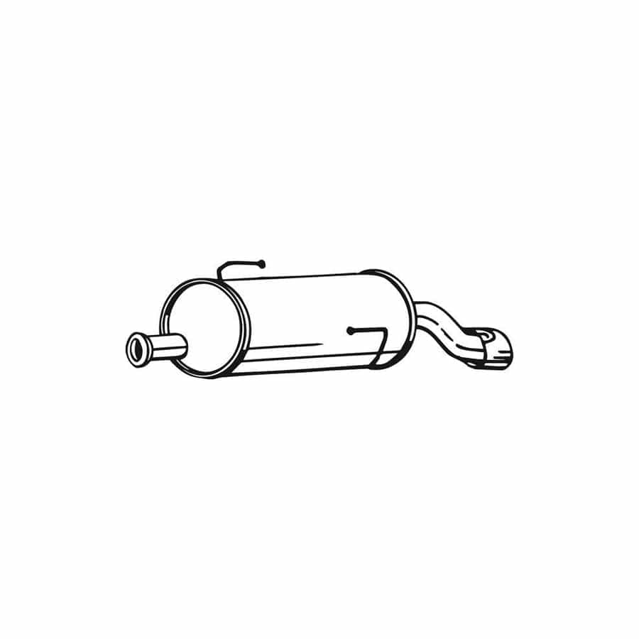 Bosal 190-155 Rear Silencer for Peugeot 206 Hatchback (2A/C)