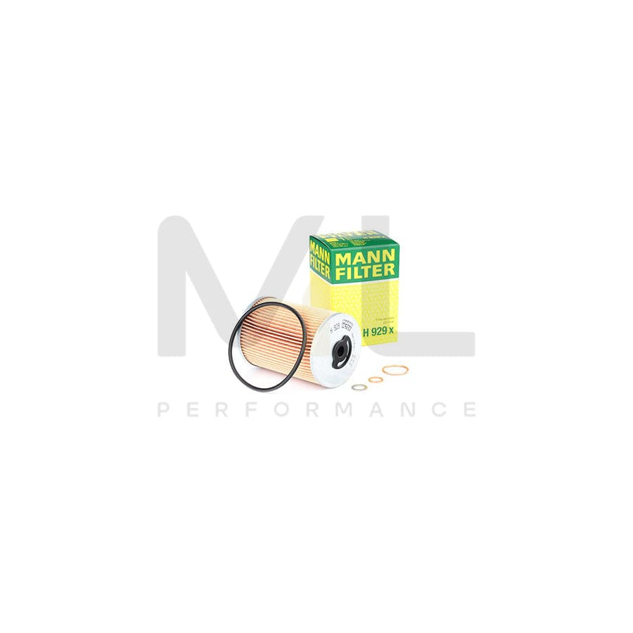 MANN-FILTER H 929 x Oil Filter with seal, Filter Insert