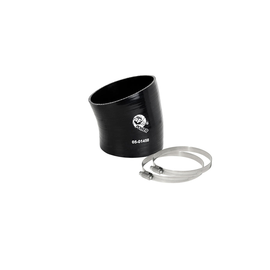  aFe 59-00090 (3-1/2IN ID to 3-1/4 IN ID x 15 Deg.) Elbow Reducing Coupler - Black Replacement Coupling Kit  | ML Performance US Car Parts