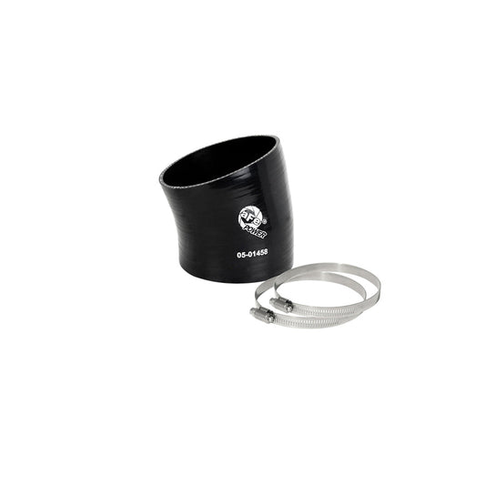  aFe 59-00090 (3-1/2IN ID to 3-1/4 IN ID x 15 Deg.) Elbow Reducing Coupler - Black Replacement Coupling Kit  | ML Performance US Car Parts