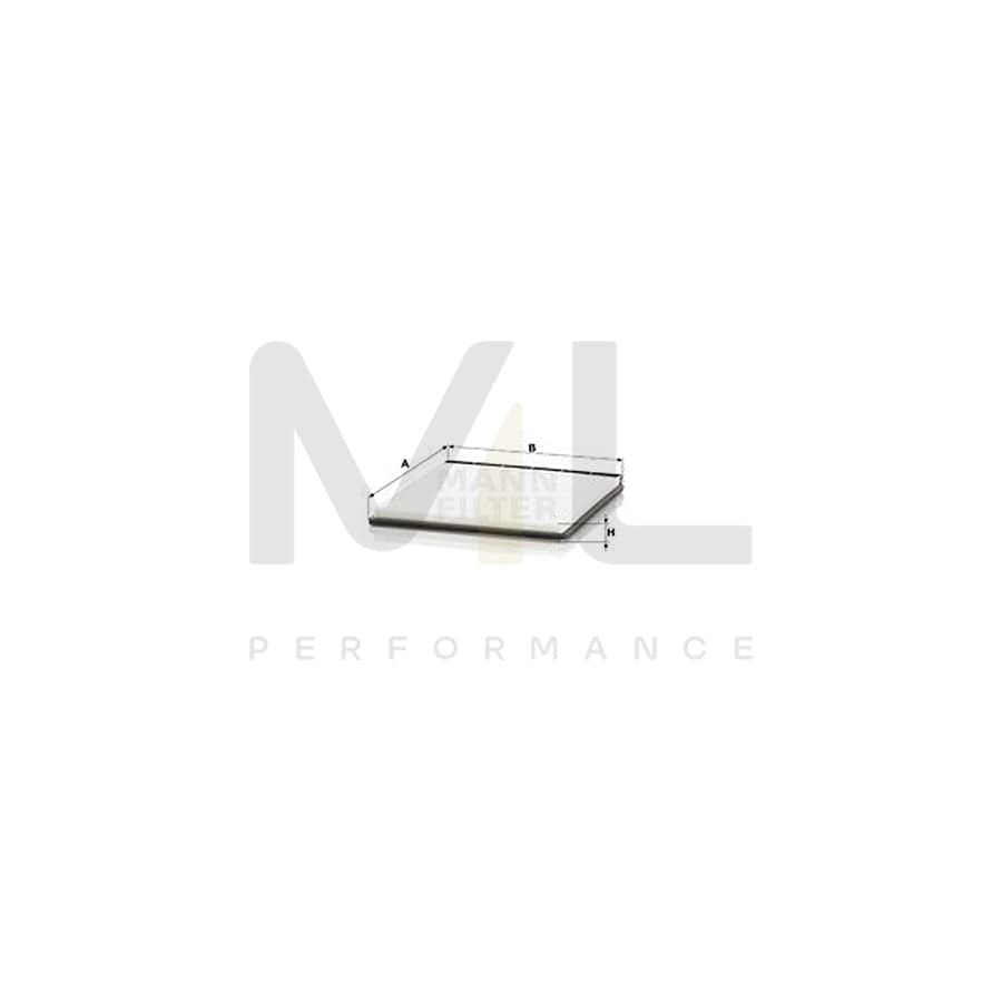 MANN-FILTER CU 2734 Pollen filter for RENAULT Megane Scenic (JA) Particulate Filter