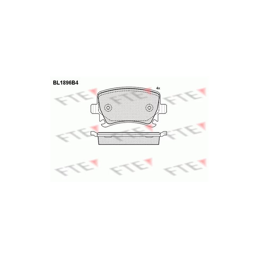 FTE Bl1896B4 Brake Pad Set