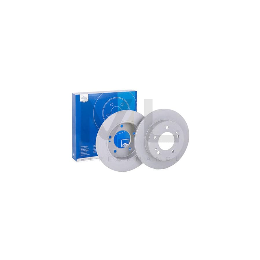 ATE 24.0110-0357.1 Brake Disc Solid, Coated  - 1 piece