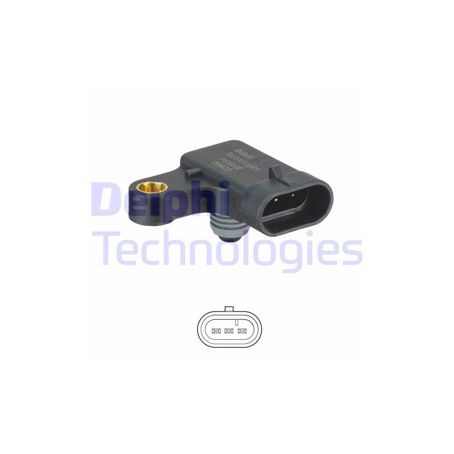 Delphi Ps10222 Intake Manifold Pressure Sensor