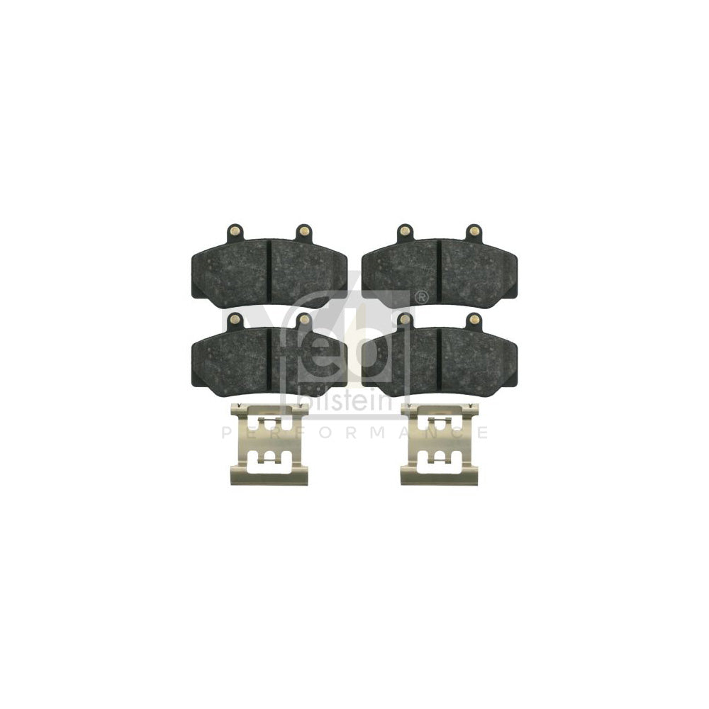 Febi Bilstein 16211 Brake Pad Set Front Axle, Excl. Wear Warning Contact, With Attachment Material