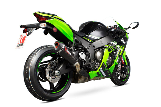 Scorpion RKA113CEO Kawasaki Serket Taper Slip-On (Ninja ZX-10R / ZX-10RR / ZX-10R SE) | ML Performance US US