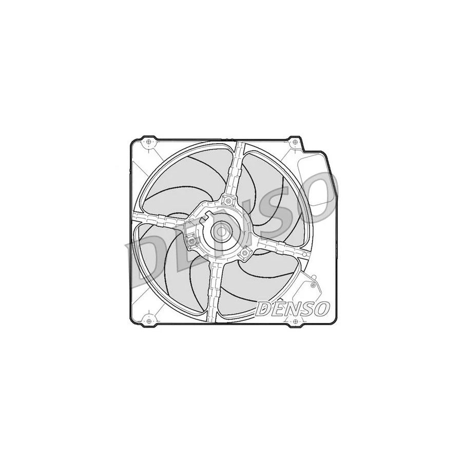 DENSO DER01203 Fan, Radiator