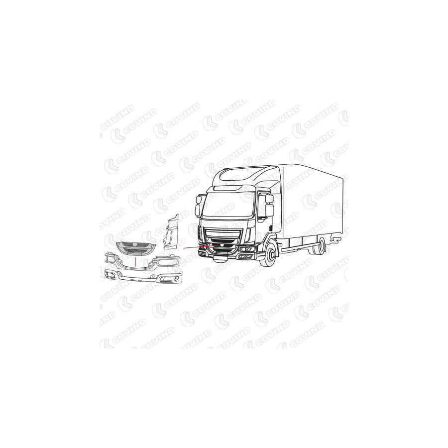 Covind Lf6/150 Radiator Grille