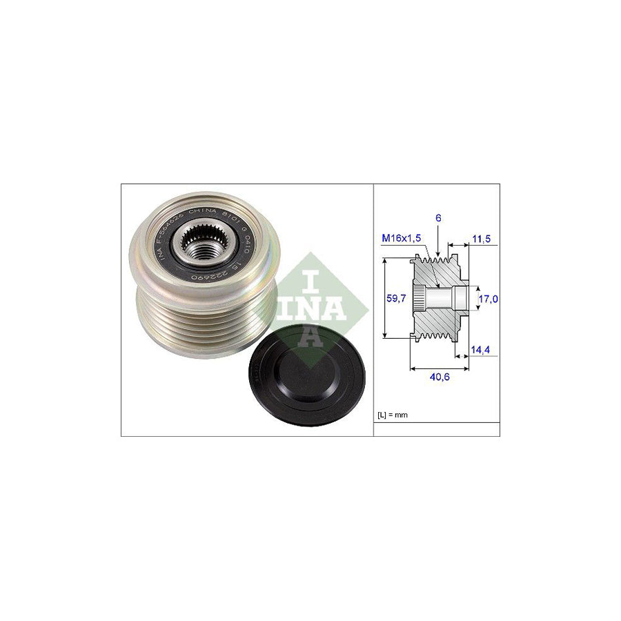 Ina 535 0227 10 Alternator Freewheel Clutch | ML Performance US Car Parts