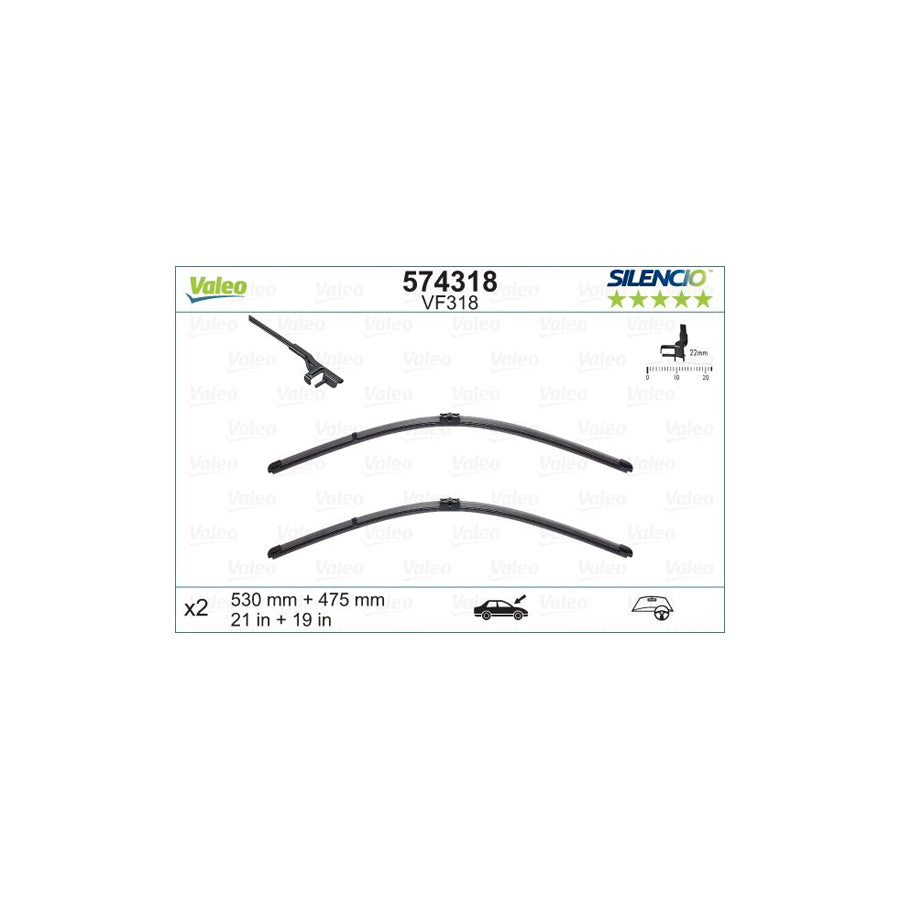 Valeo 574318 Wiper Blade | ML Performance US Car Parts