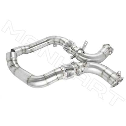 MANHART MH5F9011101_M8 DOWNPIPES RACE FOR BMW F9X M8 (COMPETITION) CAT-REPLACEMENT (PART 2 OF 2)