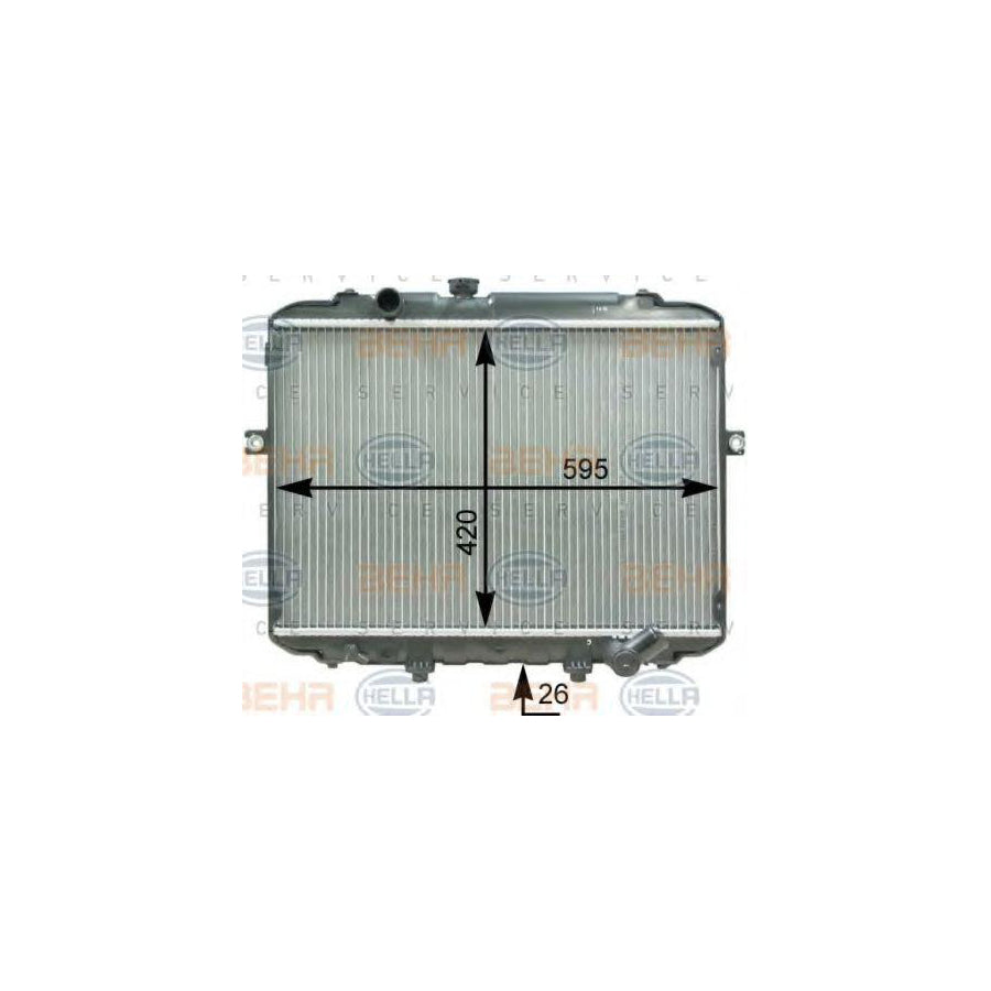 Hella 8MK 376 762-391 Engine Radiator