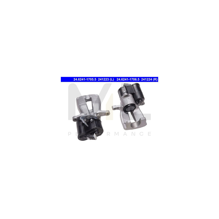 ATE 24.6241-1706.5 Brake Caliper for VW PASSAT for vehicles with electric parking brake, with electric motor, without holder