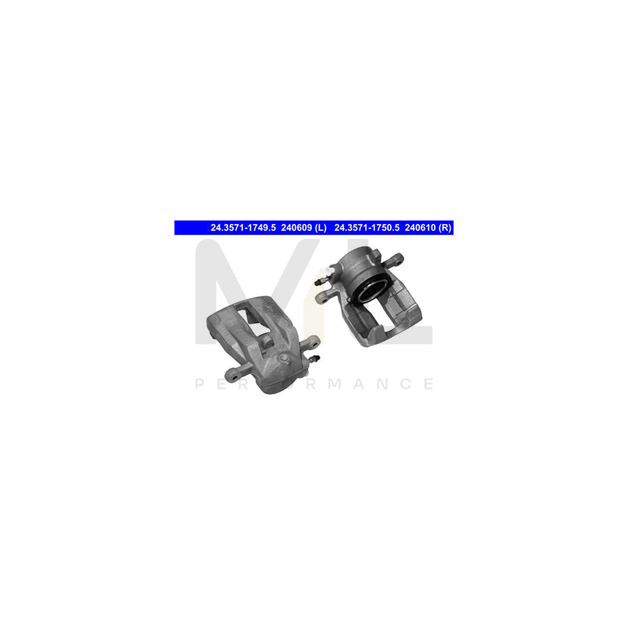 ATE 24.3571-1750.5 Brake Caliper without holder