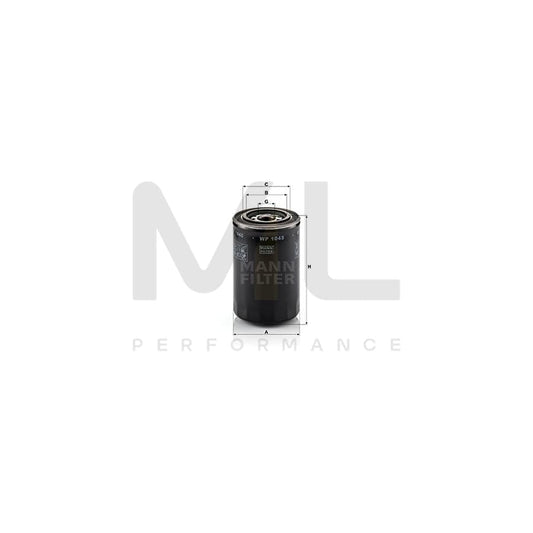 MANN-FILTER WP 1045 Oil Filter Spin-on Filter