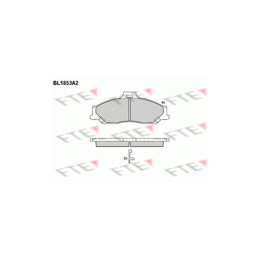 FTE 9010428 Brake Pad Set