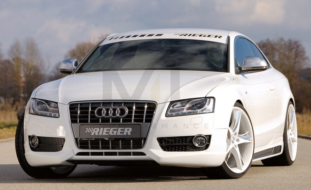 Rieger 00055411 Audi B8 B81 A5 Front Splitter 3 | ML Performance UK Car Parts