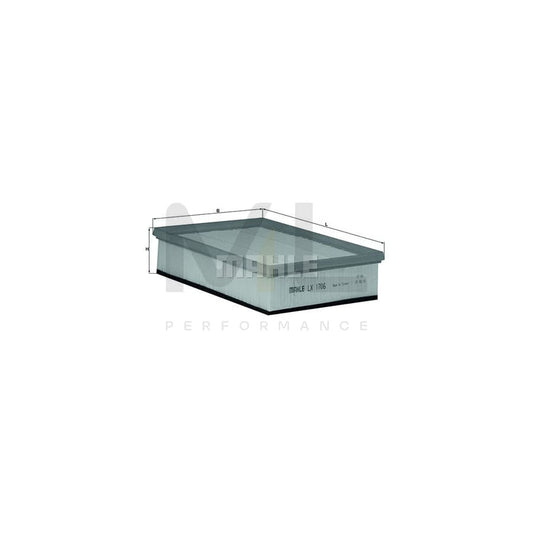 MAHLE ORIGINAL LX 1706 Air Filter for FORD TRANSIT Filter Insert | ML Performance Car Parts