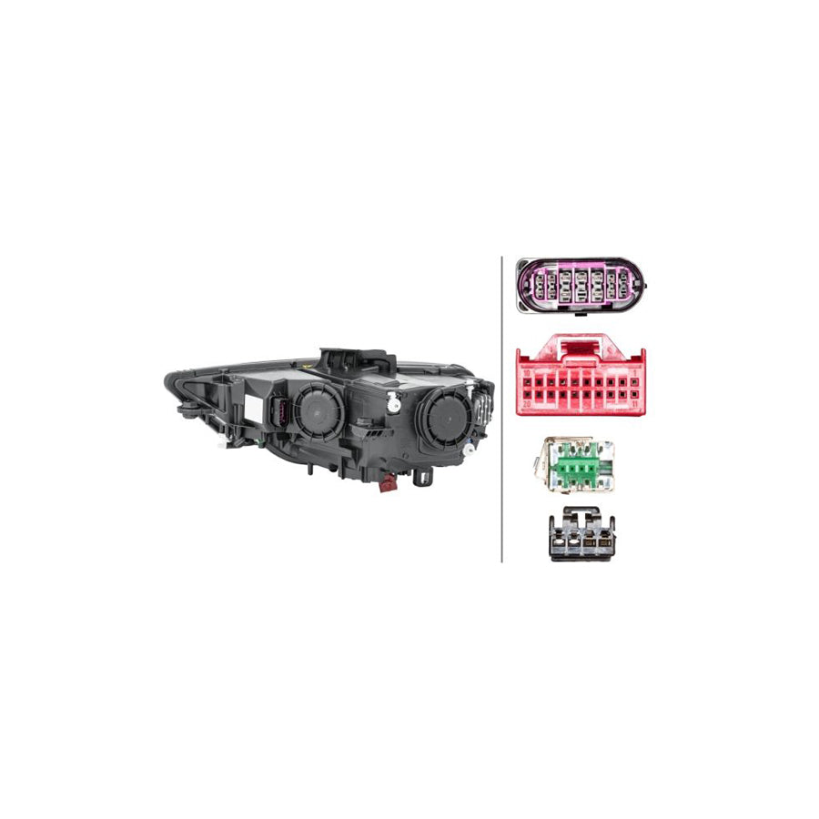 Hella 1EL 010 740-581 Headlight For Audi A3