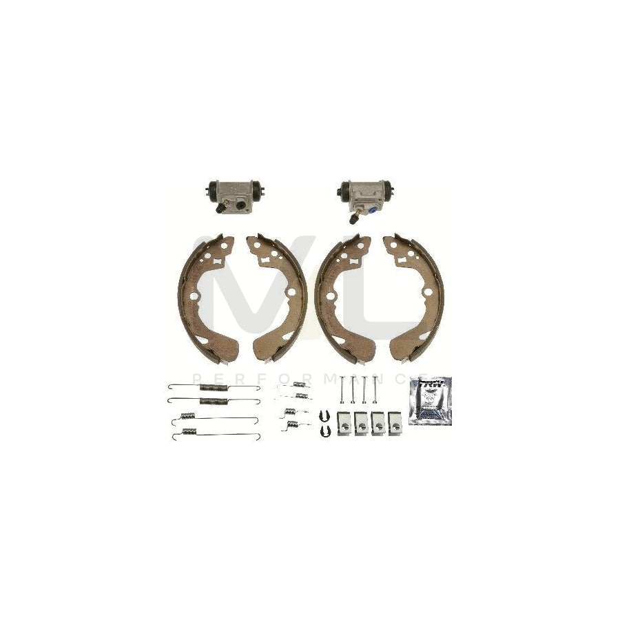 TRW Brake Kit BK1967 Brake Shoe Set with wheel brake cylinder | ML Performance Car Parts