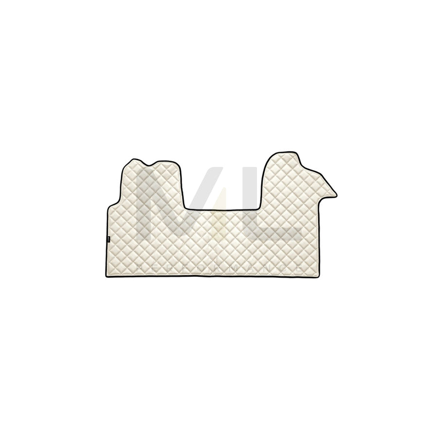 F-CORE GL02 CHAMP Floor mat set for RENAULT MASTER Leatherette, Quantity: 1, Ivory White