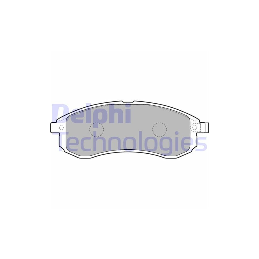Delphi Lp1808 Brake Pad Set For Mitsubishi L200 Iii Pickup (K6)