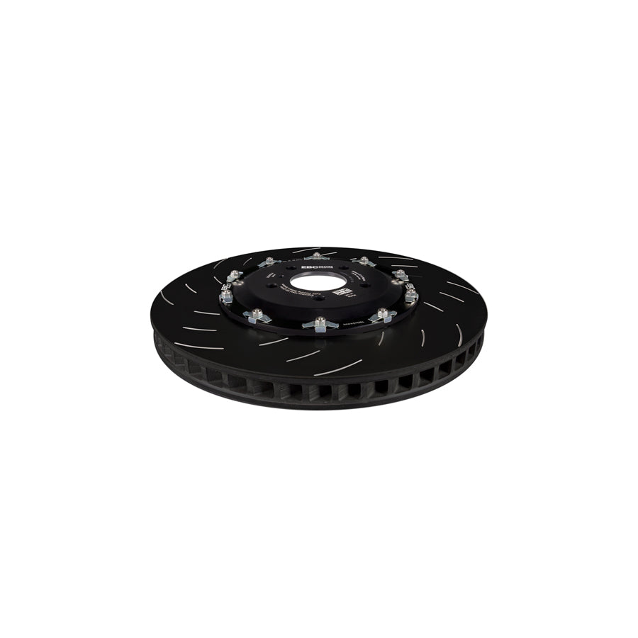 EBC SG2F014 Nissan GT-R (R35) Racing 2 Piece Floating SG Grooved Discs Front (Complete Assembly) - Brembo Caliper 1 | ML Performance US Car Parts