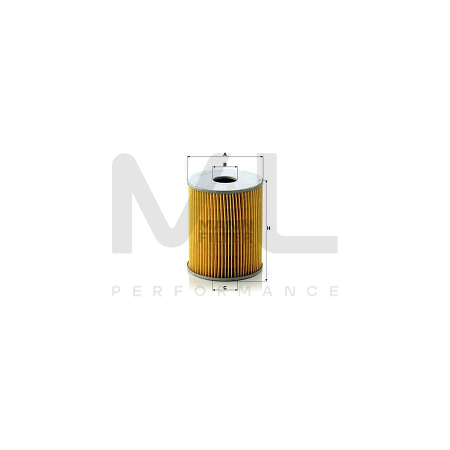 MANN-FILTER H 1034 Oil Filter Filter Insert