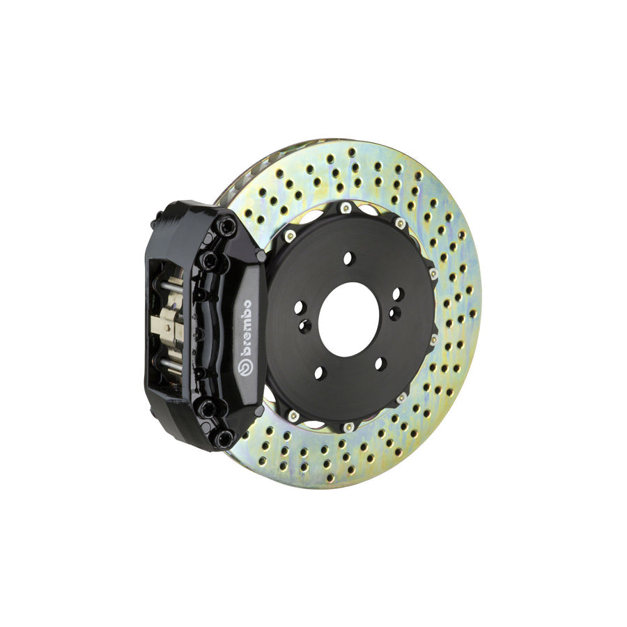 Brembo 1A1.6013A Acura RSX Front GT 4-Pistons Drilled 2-piece Big Brake Kit 328x28mm