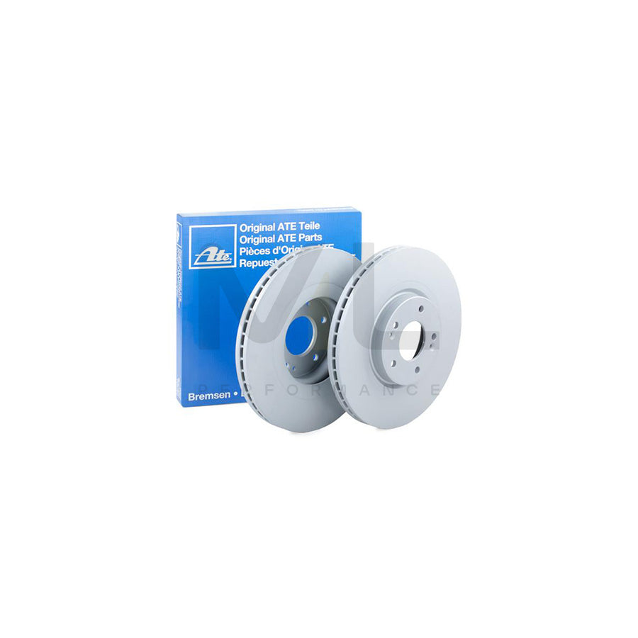 ATE 24.0128-0248.1 Brake Disc Vented, Coated, Alloyed / High-carbon  - 1 piece