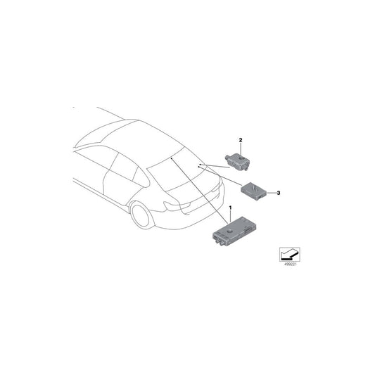 Genuine BMW 65206835147 G20 Antenna Amplifier FM/AM/JAPAN (Inc. 330dX, 320dX & 330iX) | ML Performance US Car Parts