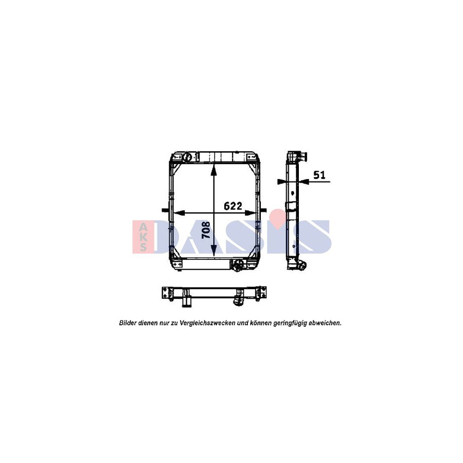 AKS Dasis 400040N Engine Radiator