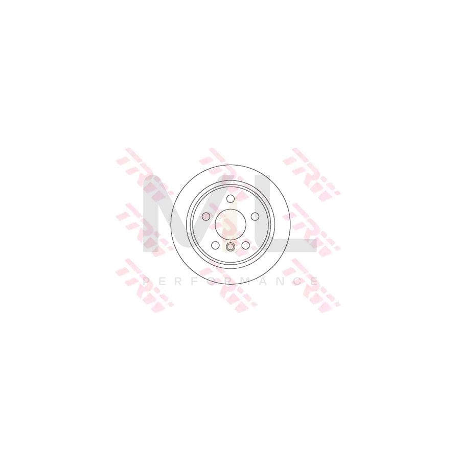 TRW DF6795 Brake Disc Solid, Painted | ML Performance Car Parts