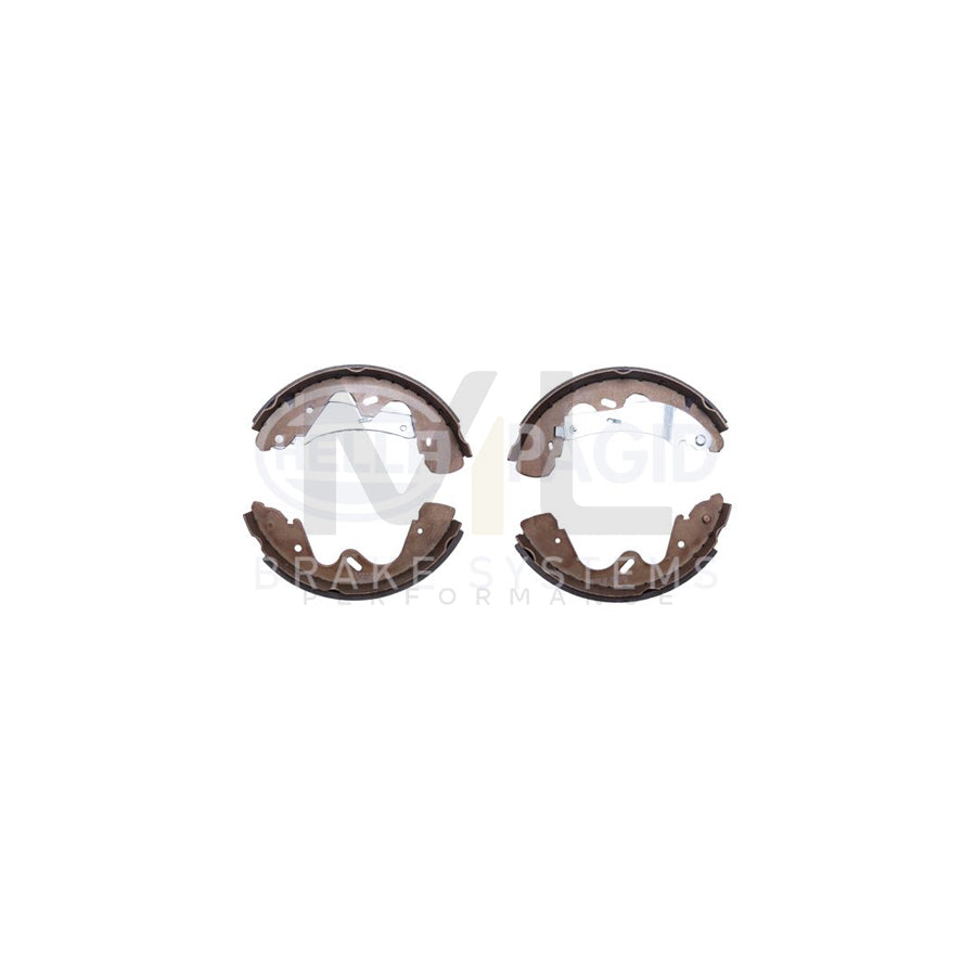 HELLA 8DB 355 002-941 Brake Shoe Set with handbrake lever