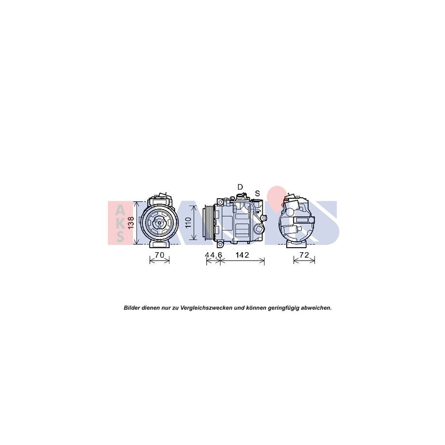 AKS Dasis 852696N Compressor, Air Conditioning
