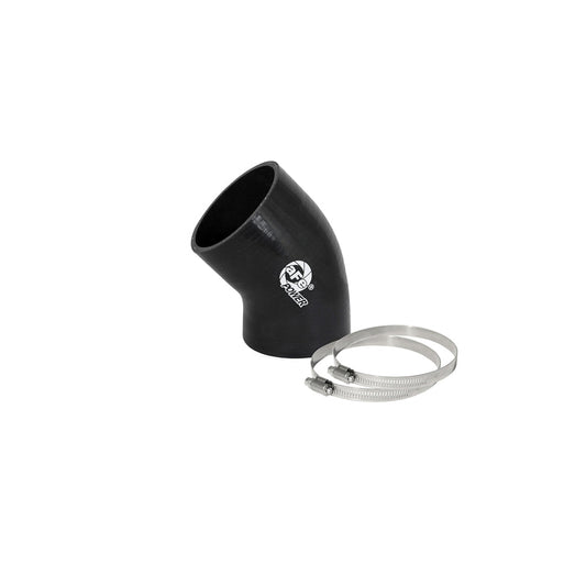  aFe 59-00075 (3 IN ID to 3-1/4 IN ID x 45 Deg.) Elbow Reducing Coupler - Black Replacement Coupling Kit  | ML Performance US Car Parts