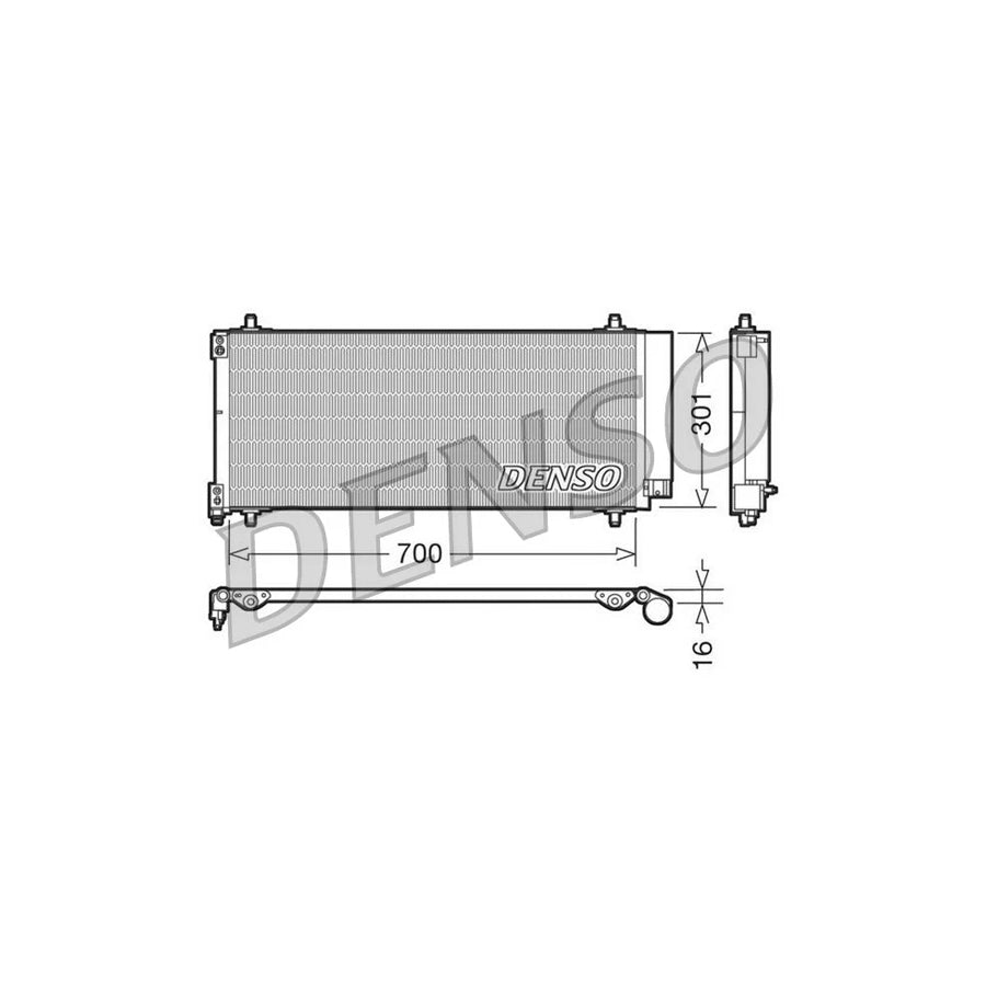DENSO DCN21027 Air Conditioning Condenser