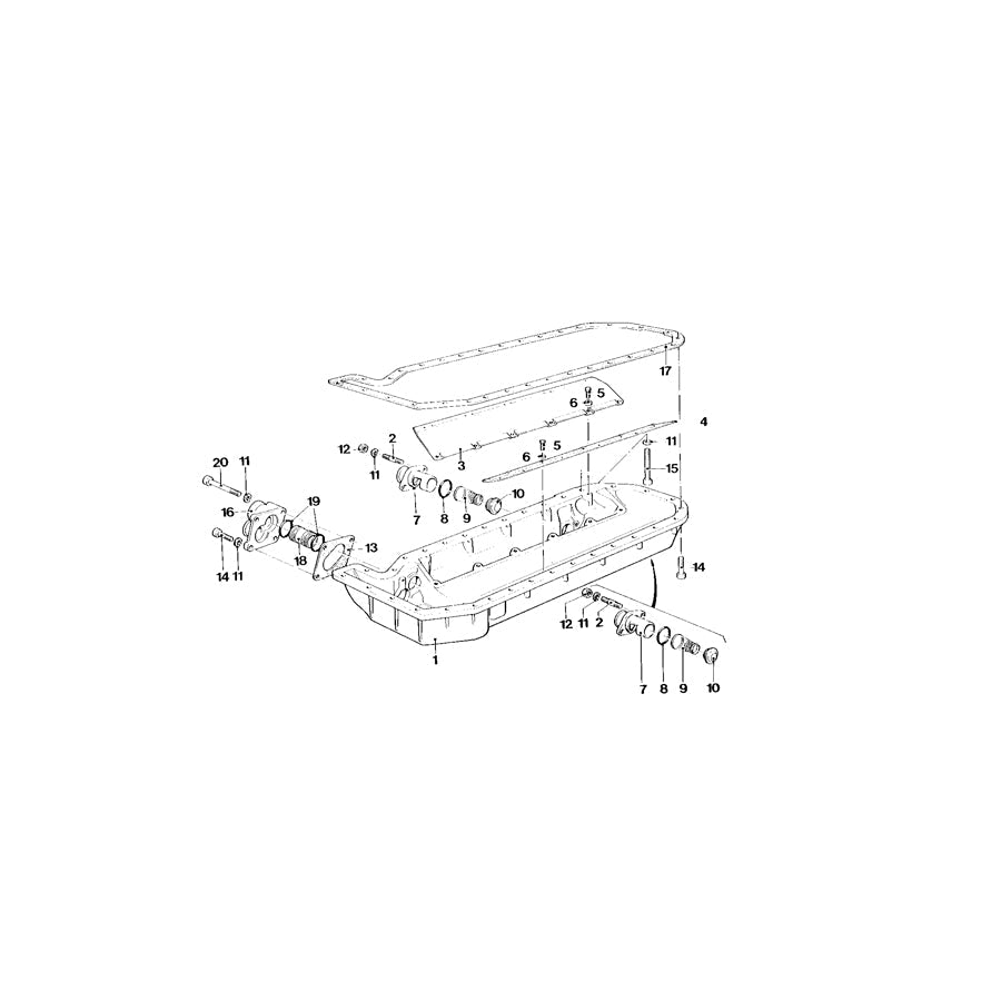 Genuine BMW 11131304165 E26 Strainer (Inc. M1) | ML Performance US Car Parts