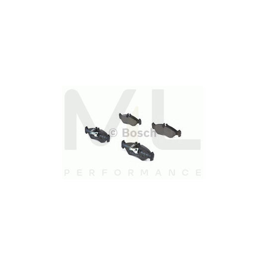 Bosch 0986424463 Brake Pad Set With Anti-Squeak Plate, With Mounting Manual, With Piston Clip BP232 | ML Performance Car Parts