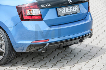 Rieger 00088095 Skoda NH Rapid Rear Diffuser 2 | ML Performance UK Car Parts
