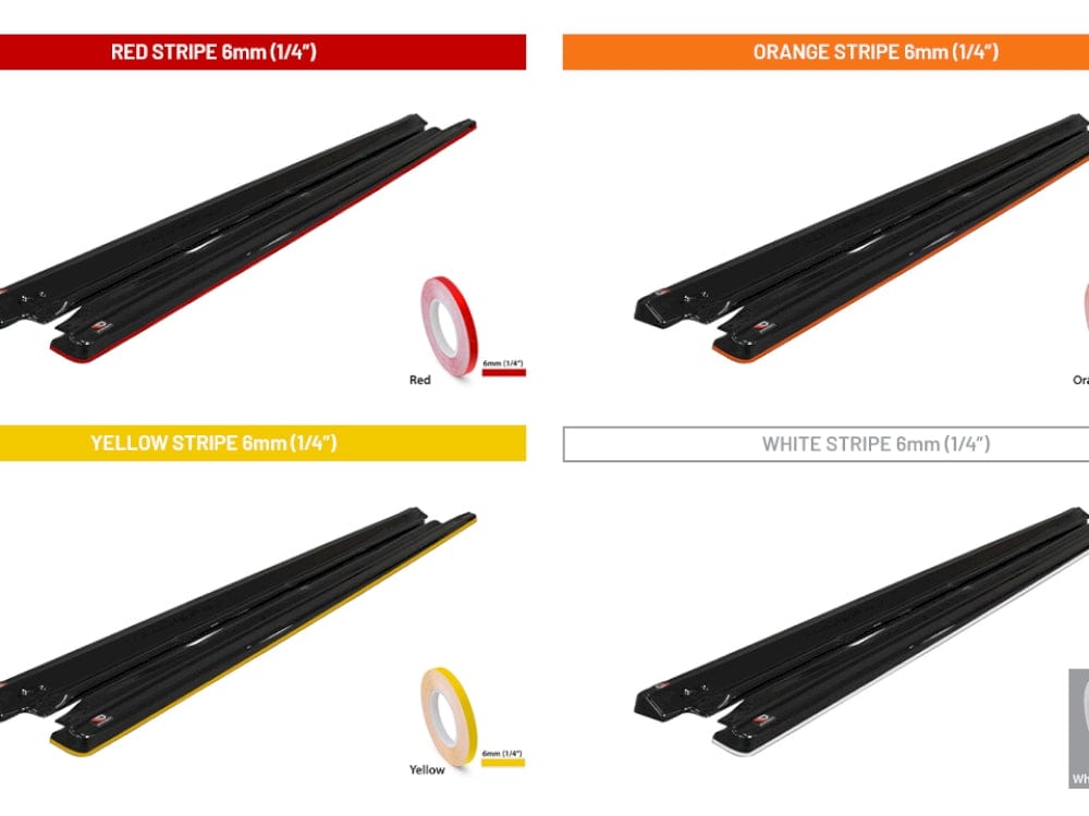 Maxton Design Mercedes S W221 Long Side Skirts Diffusers