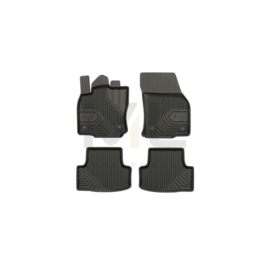 FROGUM Tailored, No.77 77409774 Floor mat set for SEAT Ateca (KH7) Elastomer, Front and Rear, Quantity: 4, Black, (LHD)