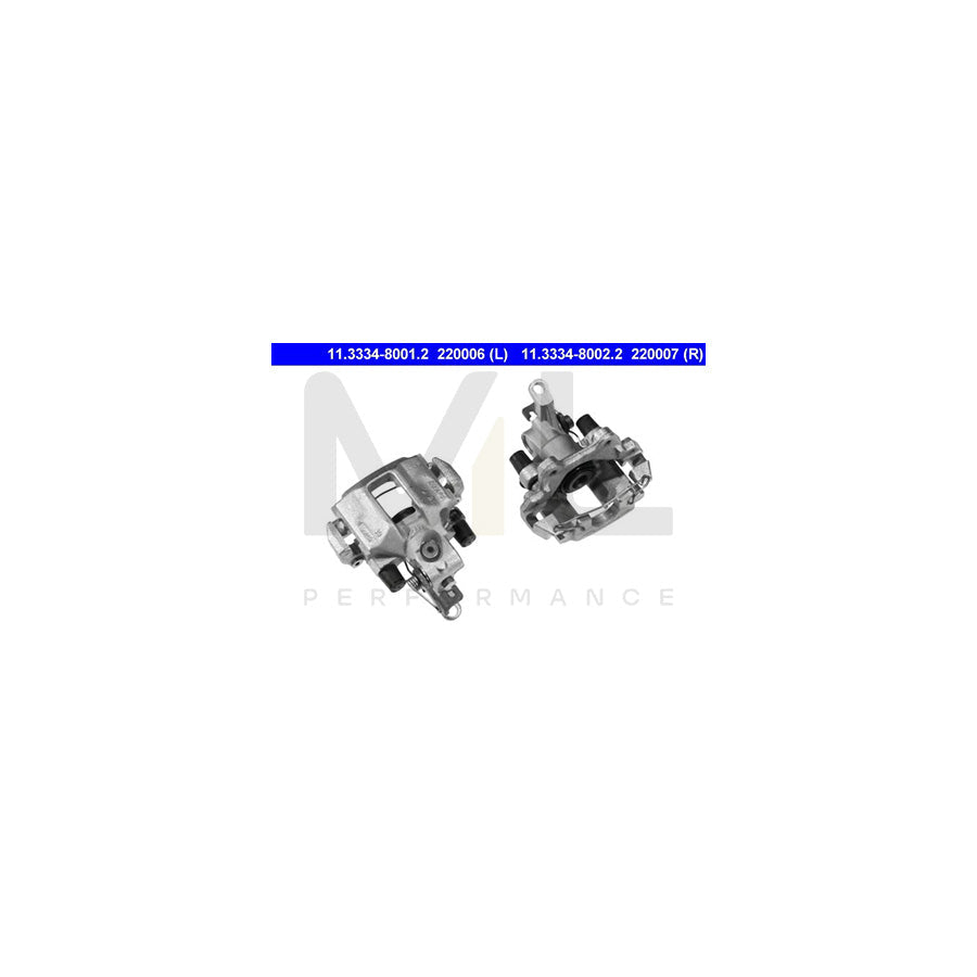 ATE 11.3334-8002.2 Brake Caliper with holder