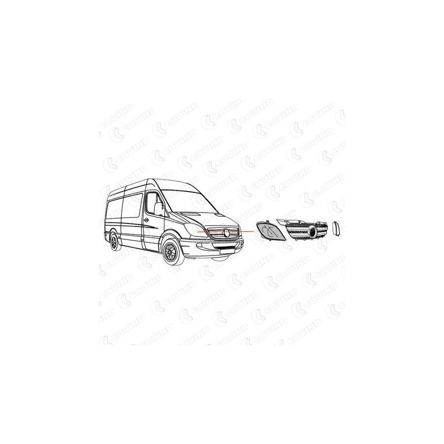 Covind 210/756 Headlight Suitable for Mercedes-Benz Sprinter