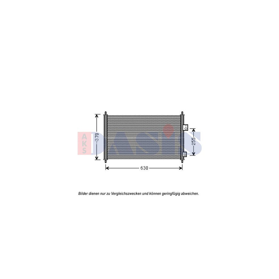 AKS Dasis 260880T Engine Radiator