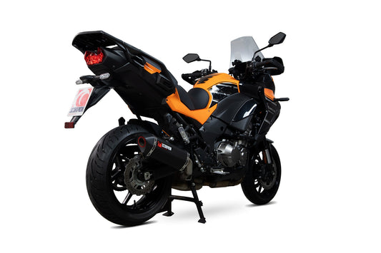 Scorpion RKA132BCER Kawasaki Serket Parallel Slip-On - Black Ceramic Sleeve (Versys 1000 / SE / Tourer / GT) | ML Performance US US