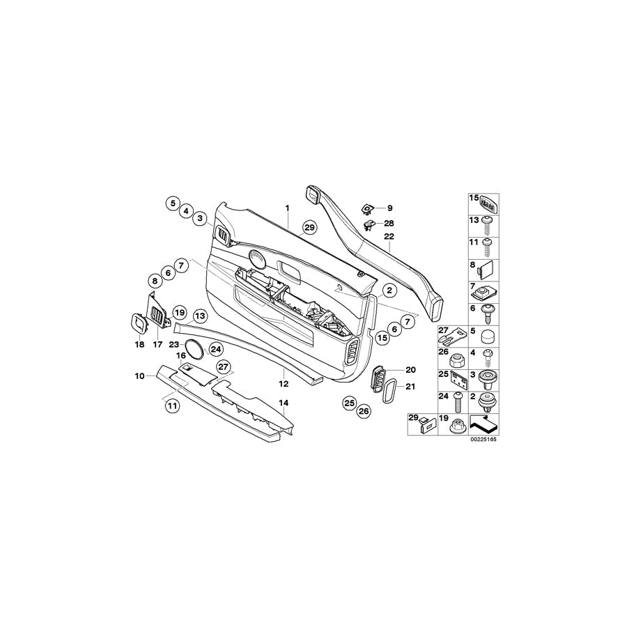 Genuine BMW 51418240459 E65 E66 Air Channel Left (Inc. 735i, 760Li & 750Li) | ML Performance US