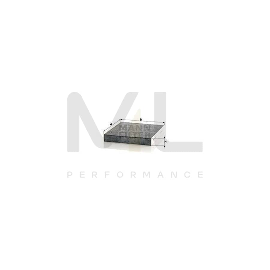 MANN-FILTER CUK 2345 Pollen filter Activated Carbon Filter