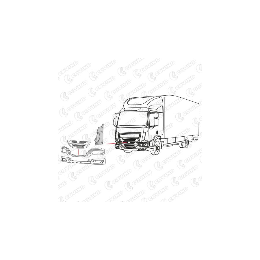 Covind Lf6/161 Wind Deflector