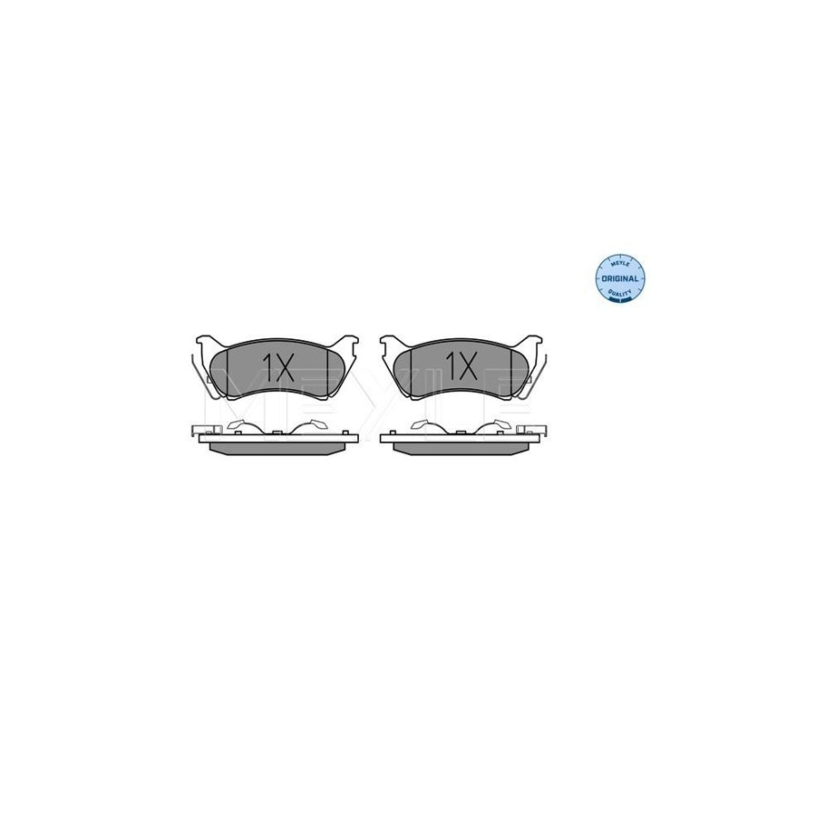 Meyle 025 231 8917/W Brake Pad Set Suitable For Mercedes-Benz Ml-Class (W163)